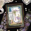Bronzing Sticker Four Seasons Messenger Series Retro Flower DIY Handnet Material Collage