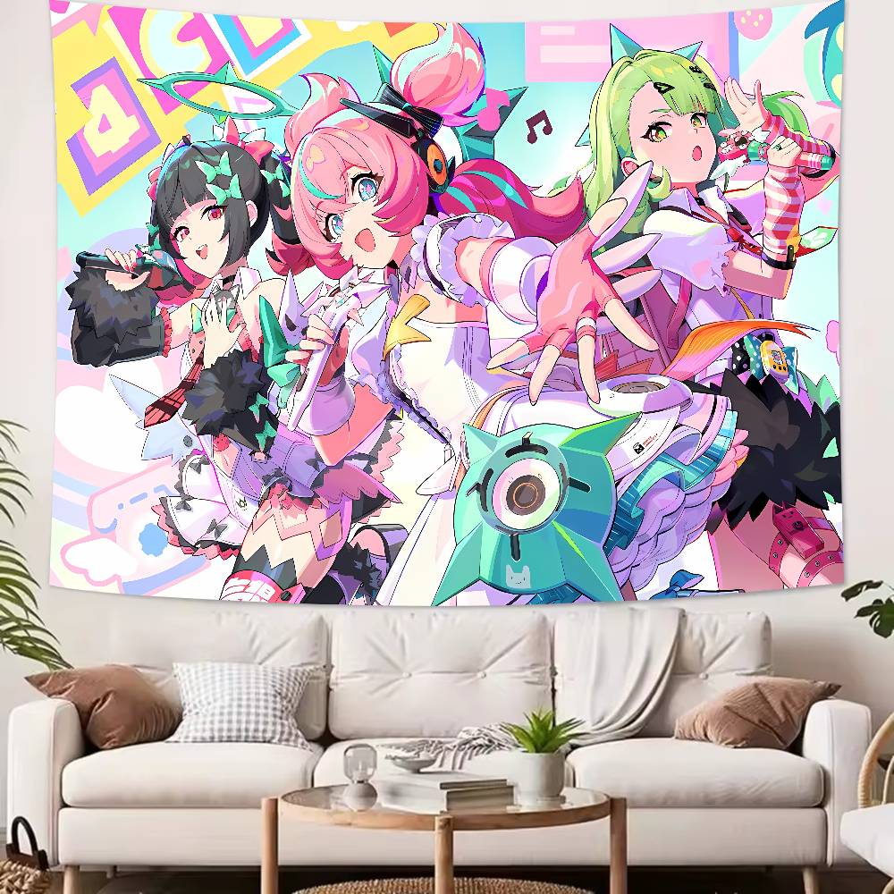 

Kawaii Hot Girl Aria Sunna Tapestry Decoration Bedroom Dormitory Background Cloth Holiday Home Party Living Room Club Tapestry 74x94cm(29x37in)