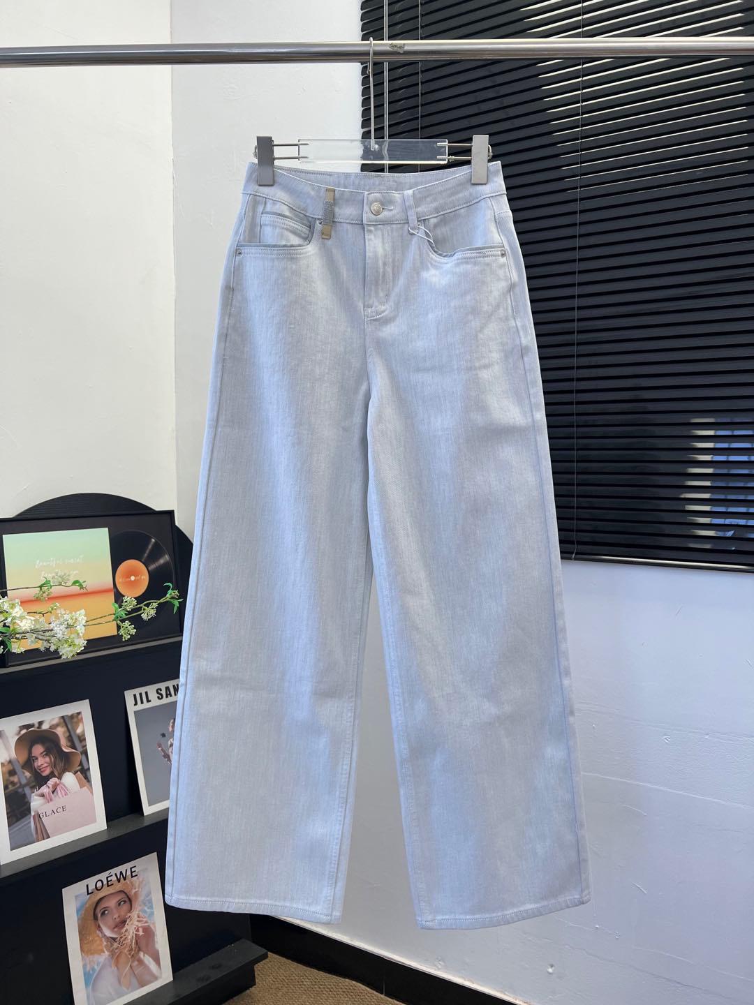 Spring 2026 Old Money Style Casual Elastic Trousers XL светло-синий