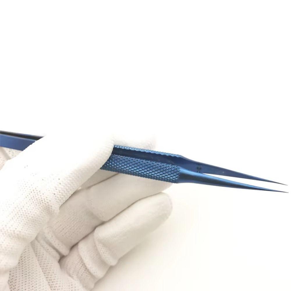 140mm Fingerprint Flying Wire Tweezers Curved/Straight Tip Precision Tweezers  Repair Tool