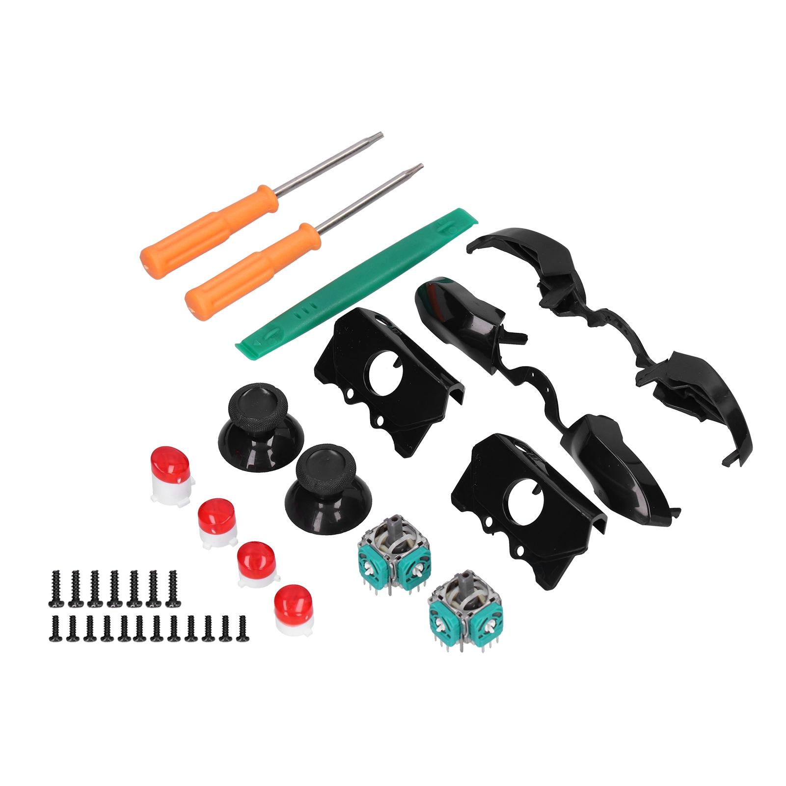 

2 Pcs Joystick Replacement Kit Gamepad Repair Tool with Trigger Thumb Stick for XBox One