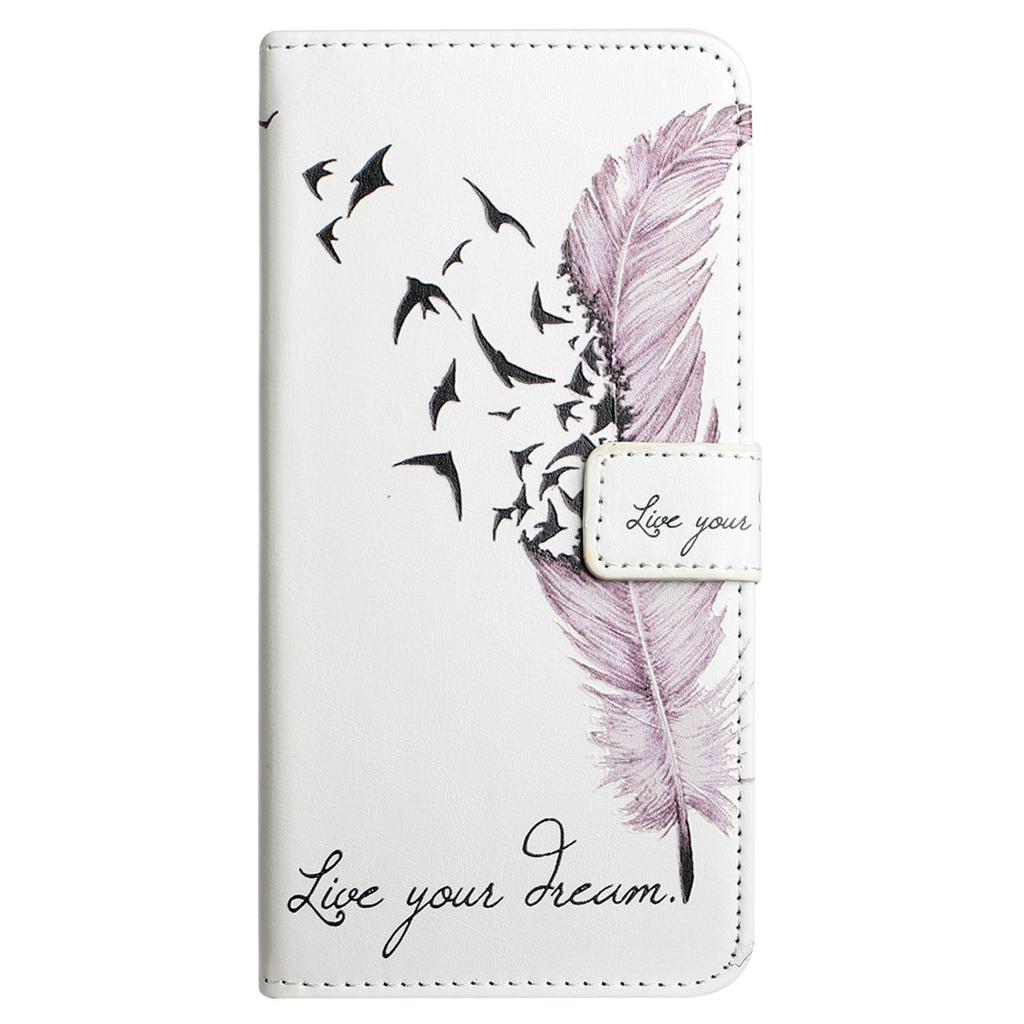 Pro Samsung Galaxy S23 FE Pouzdro 3D Vzor Kožený Vyklápěcí Kryt na Telefon