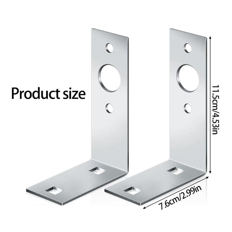 31BC Trailer Tail Light Mounts L Stainless Steel Brackets Suitable for Most Marine Trailers Tail Light Bracket