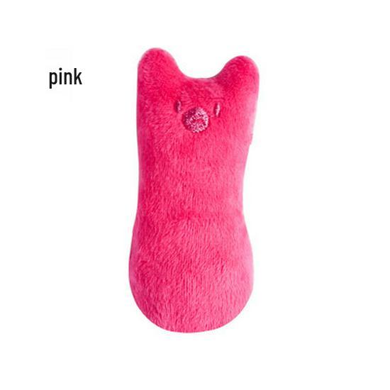 Catnip Plush Cat Toy with Crinkle Paper - Durable for Chewing, Grinding, and Teething.