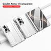 Galaxy Z Fold8 Ultra Protective Case With Full Coverage Electroplated Transparent Shell Integrated Kickstand