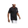 Adidas Cartoon Frog Basketball Sports Short Sleeve T-Shirt Men Tops Black HK6723