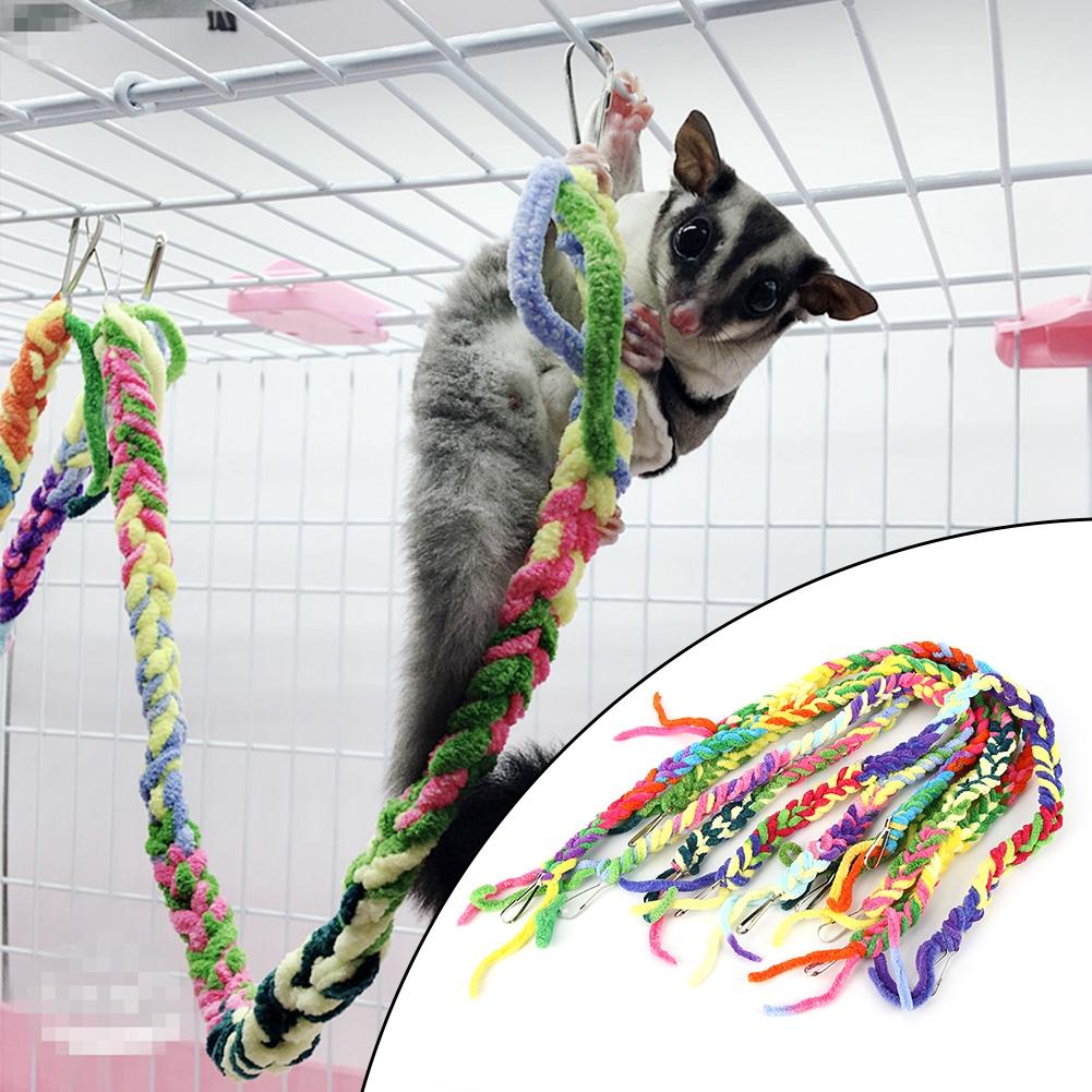 Cotton Rope Net Hanging Hammock for Hamsters Parrots Parakeets Cage