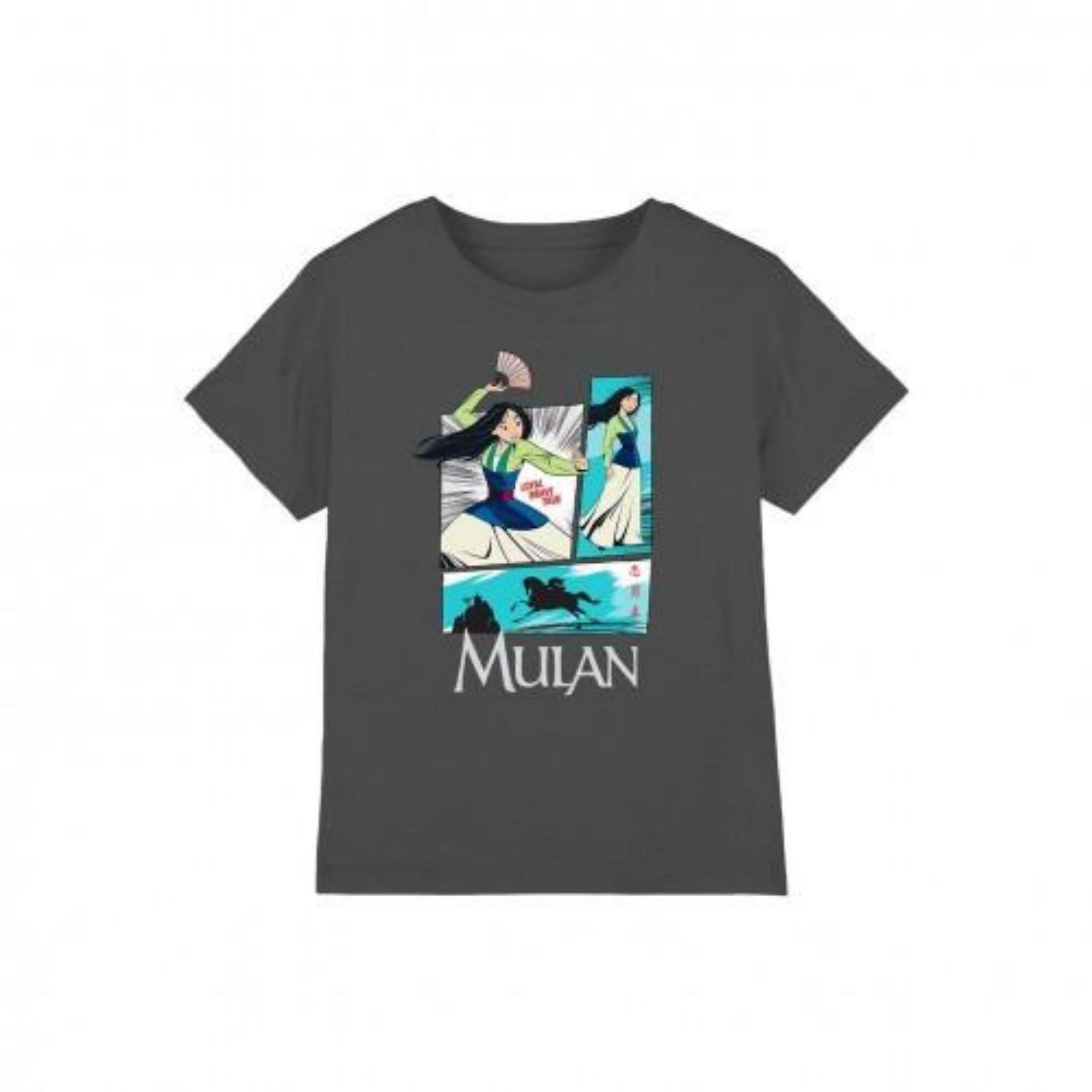 

Mulan Childrens_Kids Action Panels T-Shirt S чёрный