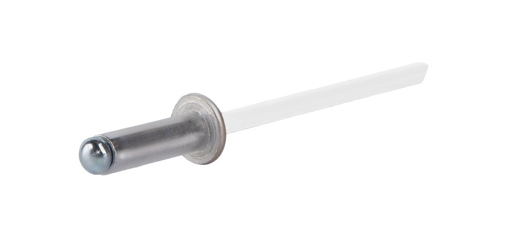 Aluminum open rivets 4x12mm RAL 9010