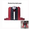 Woodworking Depth and Height Gauge for Table Saw, Circular Saw, Engraver, and Router Bit Adjustment