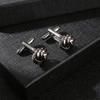 Twist Knot Cufflink Classic Shirt Cuff Buttons Alloy Men Grooms Cufflink Studs Luxury Charm Shirt Fashion Jewelry