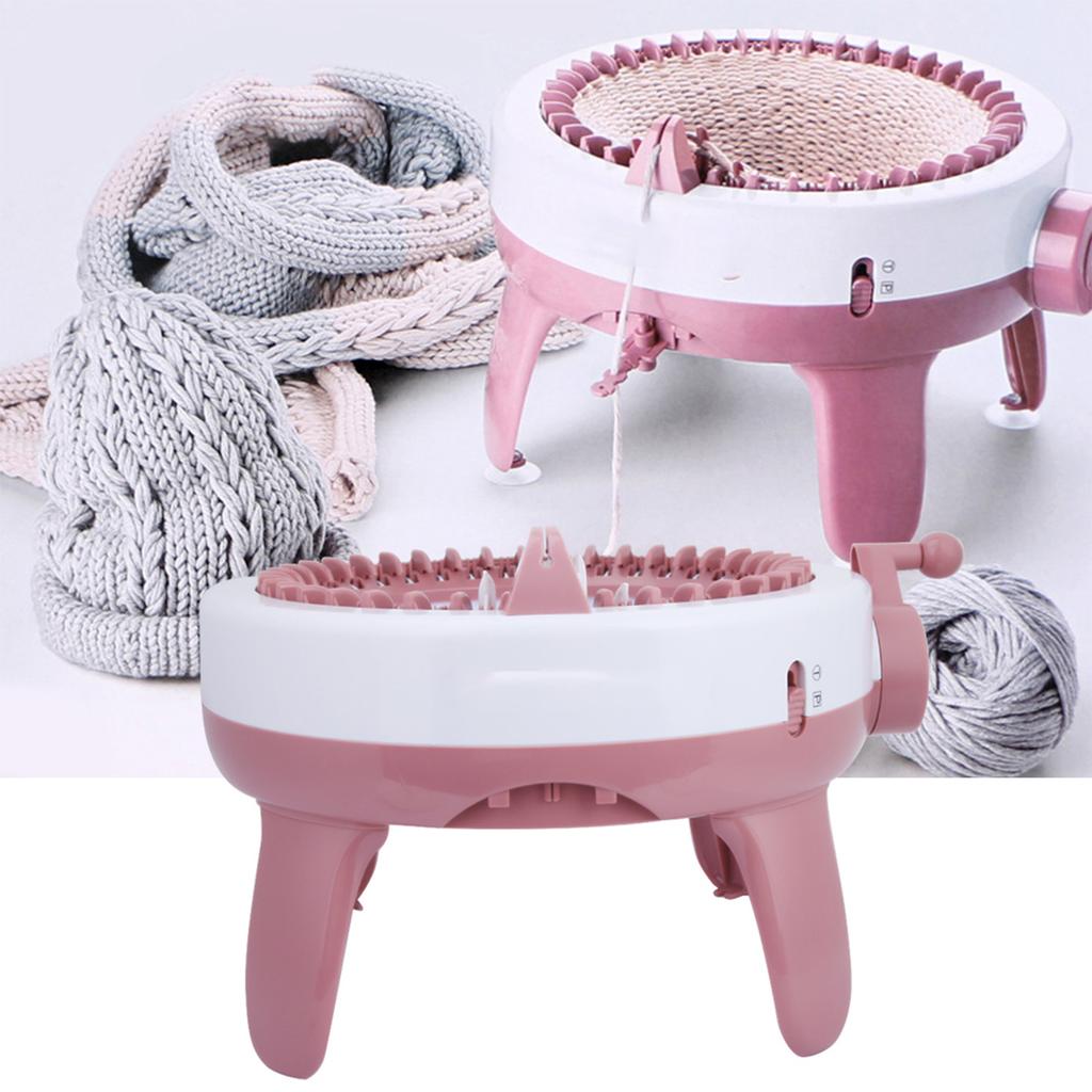 DIY Plastic Hand Knitting Sewing Machine Children Weaving Toy Tool Accessories(40 Needles)