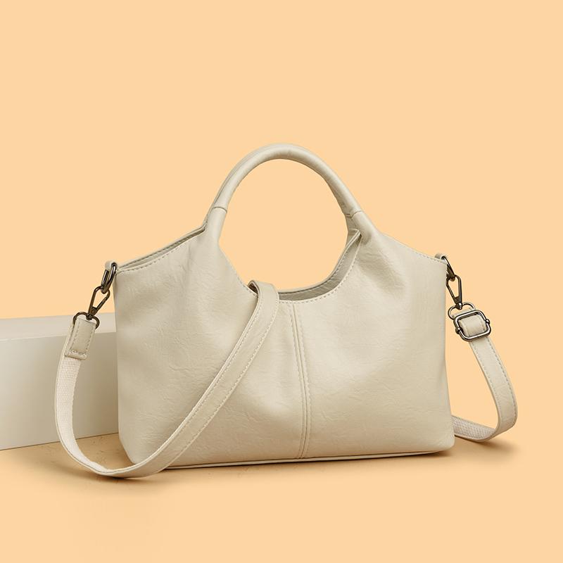 Trendy Handbag, Fashionable Women's Shoulder Bag, Gift for Mom, Casual Crossbody Bag, Versatile Shopping Bag with Zip Closure