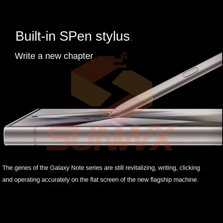 Оригинальный стилус для Samsung Galaxy S24 Ultra Сенсорный стилус S Pen Карандаш с поддержкой функции Bluetooth Air Command
