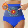 Mutandine Calde Senza Cuciture a Vita Alta Modellanti Pancia Post-Partum Shapewear Taglie Forti con Cintura Solleva Fianchi Biancheria Intima Antiscivolo