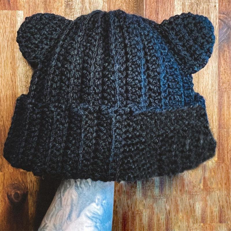 

Новая вязаная крючком шапка эльфа, шапка эльфа для родителей и детей, модная рождественская шапка Adult 57-59cm [excluding accessories]