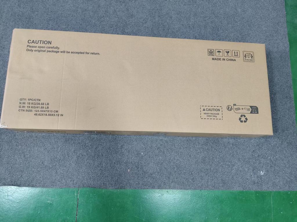 Mobile TV da 110 cm, Stile Moderno di Metà Secolo per TV da 32/45 Pollici, Centro Intrattenimento con Contenitore, Tavolino per Media per Soggiorno e Camera da Letto, Noce