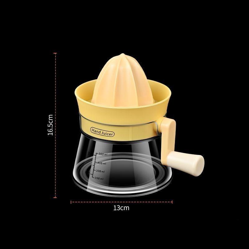Manual Citrus Juicer, Hand Press Orange Lemon Squeezer for Kitchen, Efficient Juice Extractor with Pulp Strainer, Durable