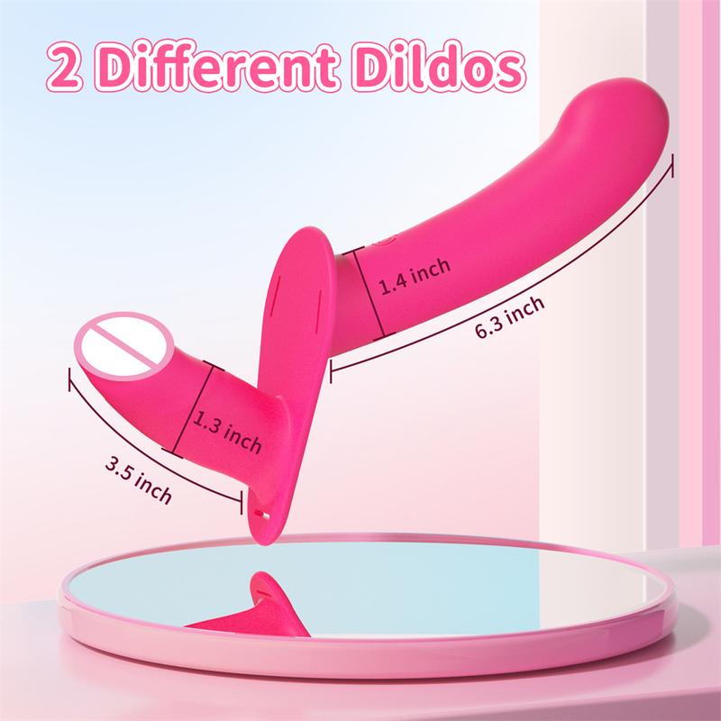 Wearable Strap On Dildo Vibrator Remote Double-heads Vibrating Penis For Women Lesbian Female Masturbator Adults Erotic Sex Toys