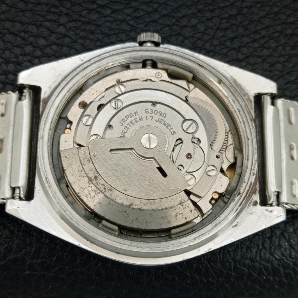 VINTAGE SEIKO 5 AUTOMATIC 6309A JAPAN MENS ORIGINAL DIAL WATCH a709566-1