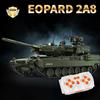 2306Pcs Modern Military Building Blocks Moc German Leopard 2A8 Main Battle Tank Model Boys' Educational High-Difficulty Toy