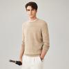 Zhaojun Men's Argyle 100% Wool Round Neck Sweater
