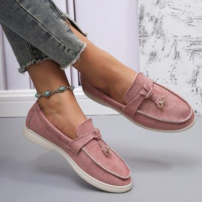 One-pedal Loafer Single Shoes 2025 European /American Foreign Trade Large Size 43 Small Fragrant Wind Foot Rubber Women's Shoes