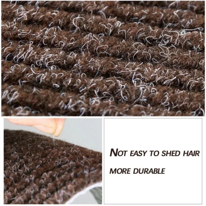 10Pcs Stair Treads Staircase Anti-Slip Mat 76x21cm Stair Carpet Treads Soft Fabric Noiseproof Stair Mats Machine Washable