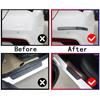 Car Stickers Anti Scratch Door Sill Protector Rubber Strip Carbon Fiber Car Threshold Protect Bumper Film Tape Auto Accessories
