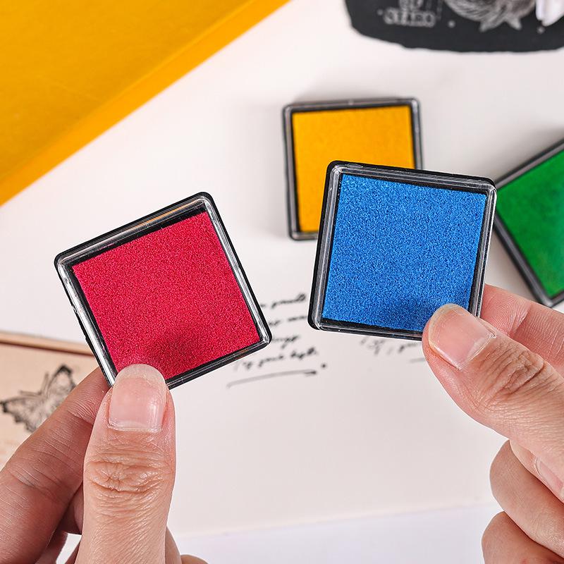 Washable Finger Paint & Stamp Kit for Kids - Baby Handprint & Footprint Inkpad Scrapbook