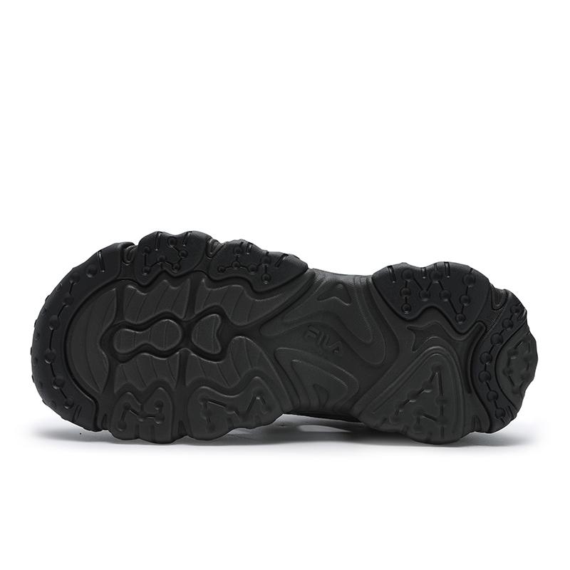 FILA Fluid 5 Sandals Cat Paw Casual Retro Beach Sandals Women sandals Black Gray F12W522401FBA