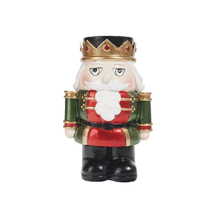 Christmas Candle Holder Nutcracker Candleholders Candlestick Table Decoration