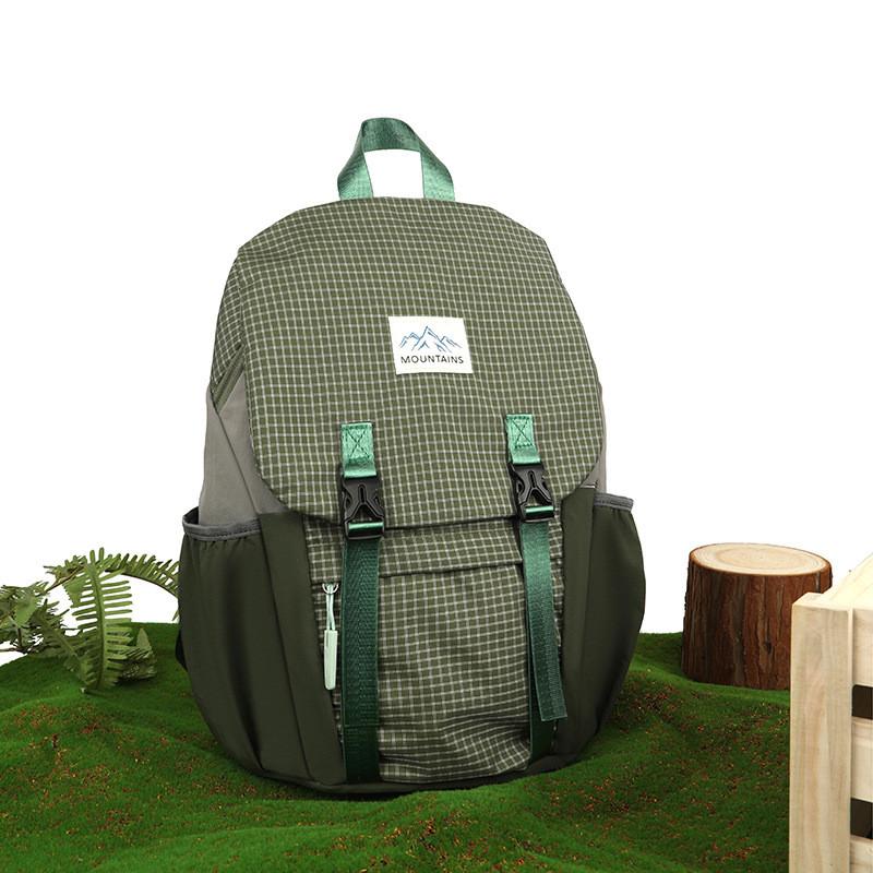 Unisex Junior Travel Pack With Durable Material And Stylish Geometric Pattern For Kids зелёный