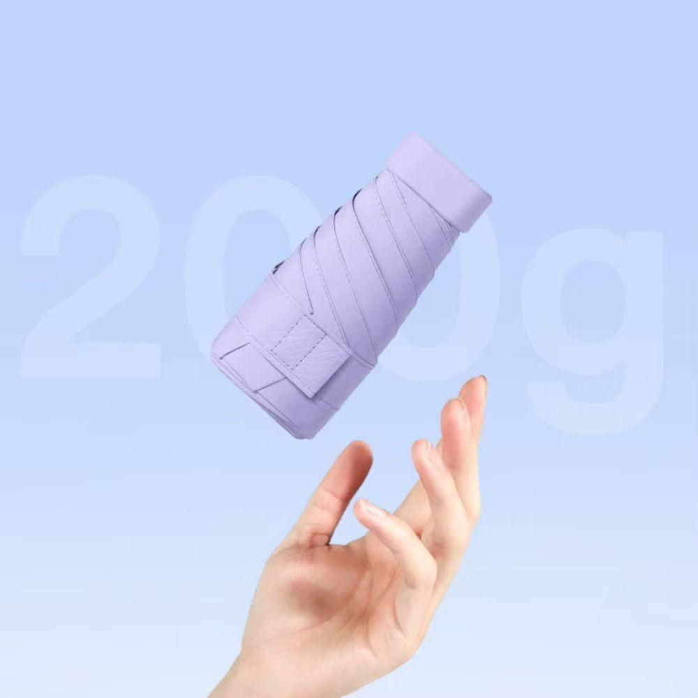 Портативна парасолька від сонця з УФ-захистом, сумка-ремінь зі шкірозамінника, туристична парасолька від дощу, для вулиці