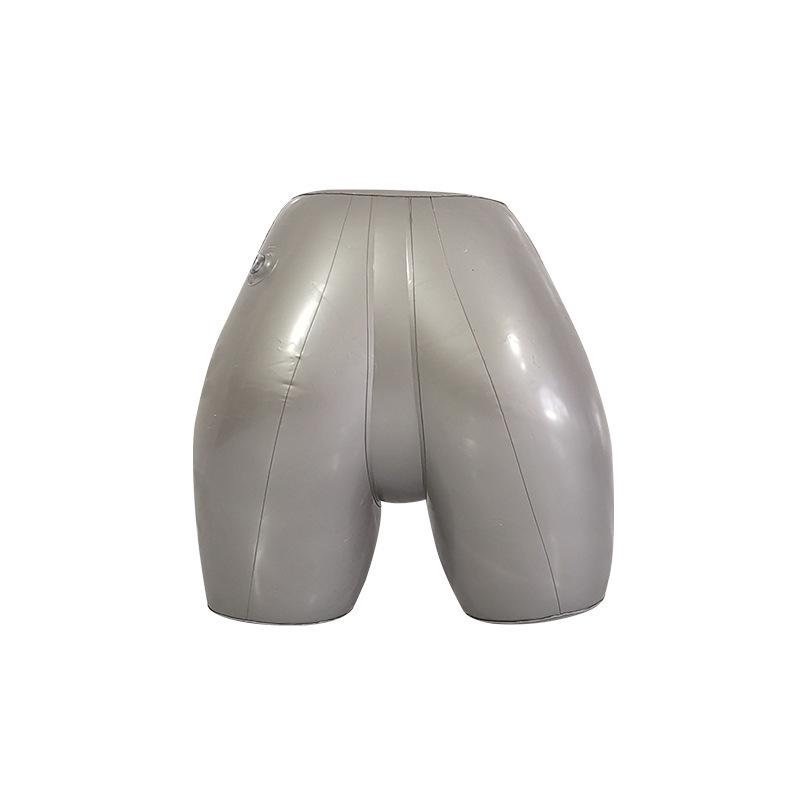 PVC Inflatable Lower Body Mannequin for Children s Pants Display One Size серебряный