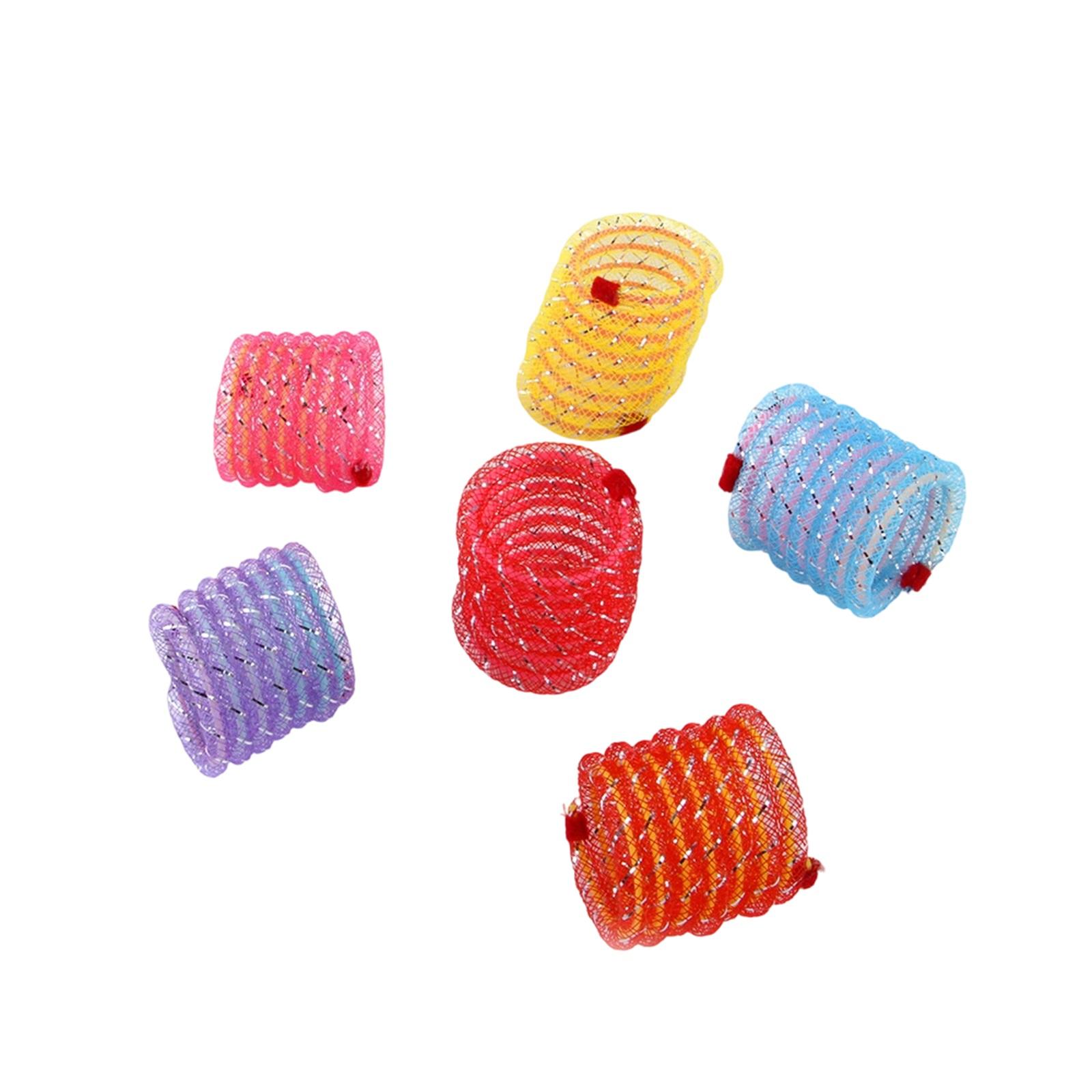 

Colorful Cats Spring Toys, Interactive Cats Tube Toys For Indoor Cats, Flexible Cats Coil Spring Toys With Mesh Design, Cats Toys For Play One Size