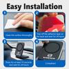 Magnetic Car Phone Holder Foldable Air Vent Mount Stand For Volvo V40 V60 C30 C70 S60 S80 S90 XC40 XC60 XC70 XC90 T6
