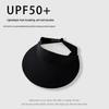 Seamless Foldable UV Protection Open-Top Sun Hat for Women