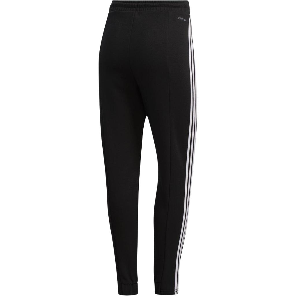 adidas Neo Solid Color Elastic Waist Sports Pants Women Pants Black FP7317