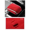 Made of Alcantara For Mercedes-Benz GLE W167 GLS X167 Gear Shift Knob Boot Cover Trim Stickers Car lnterior Tuning Accessories