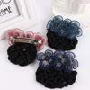 Nurses Gift For Mom Korean Style Headdress Women Hairpin Hair Accessories Bow Bun Net Snood