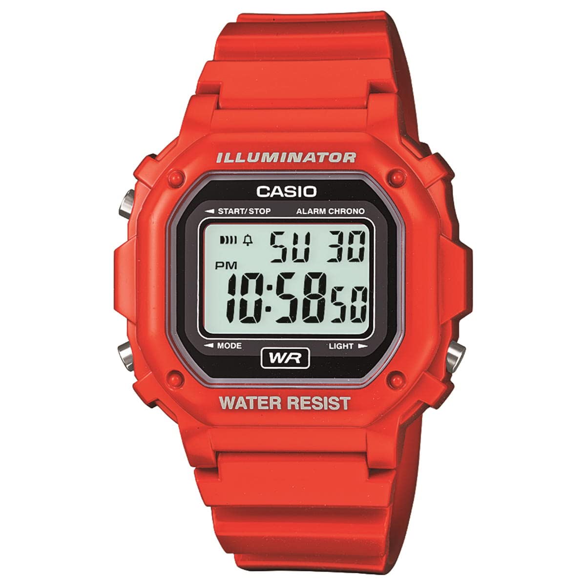 

Casio Standard F Watch -108WHC-1AJF Black / -108WHC-4AJF Red / -108WHC-7BJF White