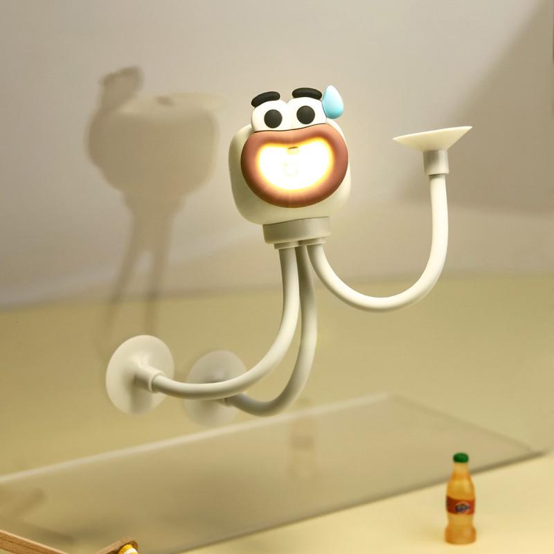 Adorable Mini Desk Lamp Puppy Night Light for Bedroom & Dorm