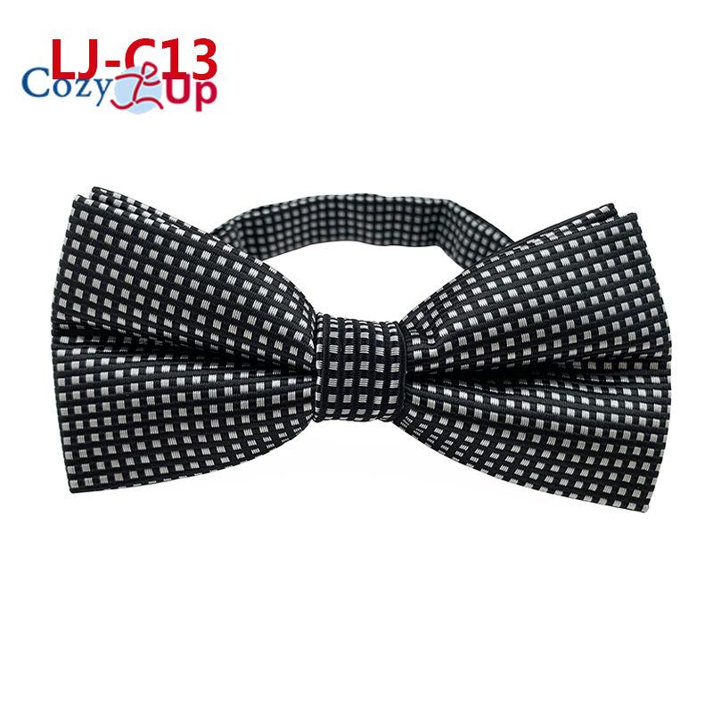 Fashion Blue Paisley Bowtie  Set for Men Wedding Business Party Luxury Pre-tied Men's Bow Tie Gifts