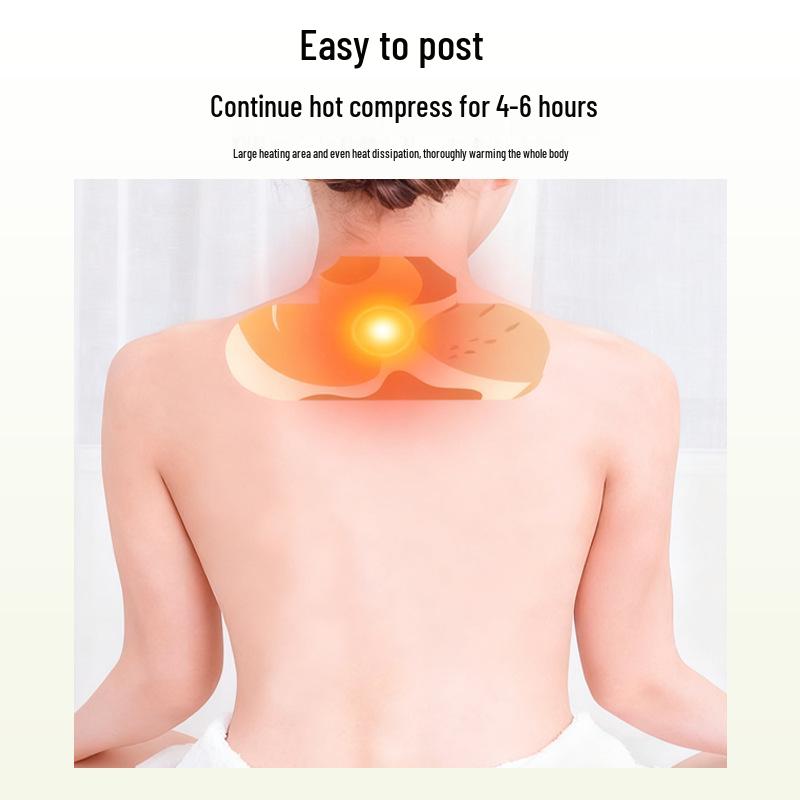 Herbal Mugwort Self-Heating Essential Oil Patch for Cervical, Lumbar Spine & Abdomen Relief
