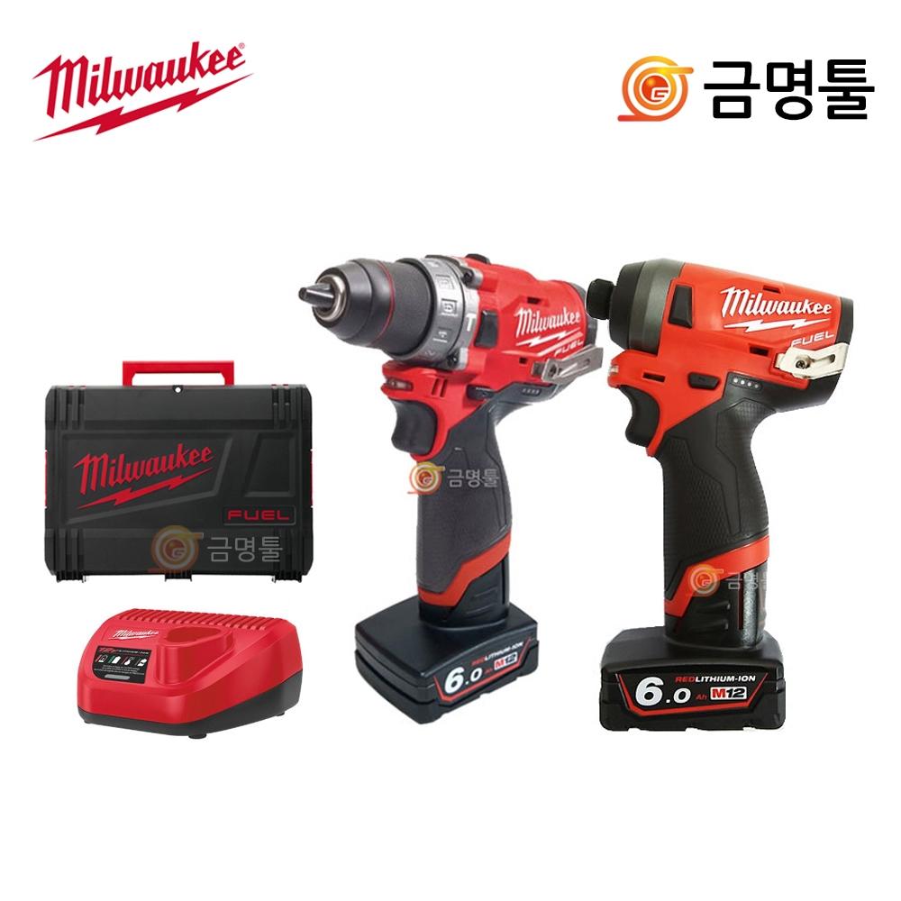 

Milwaukee M12 FPP2A 602X Комбинированный комплект для зарядки Новый сверлильный патрон Коробка 6.0AH 2 шт. Бесщеточный M12 FID M12 FPD