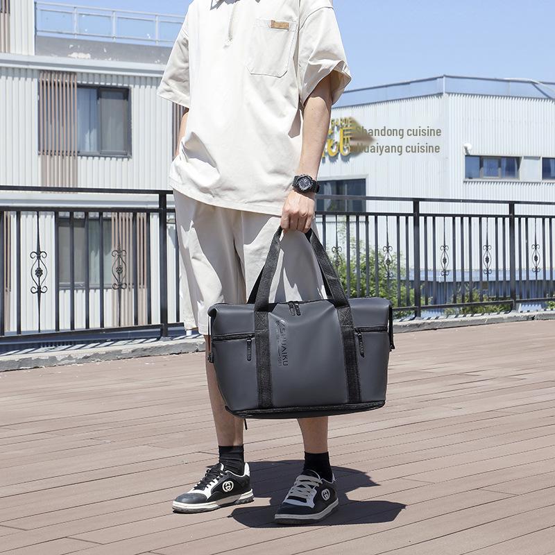 

Trendy Large-Capacity Business Travel Gym Bag with Portable Wet/Dry Separation 53*22*34 cm сірий колір