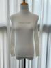 Women's White Knit Sweater: Half High Neck, Versatile Inner Wear for Autumn/Winter 2025