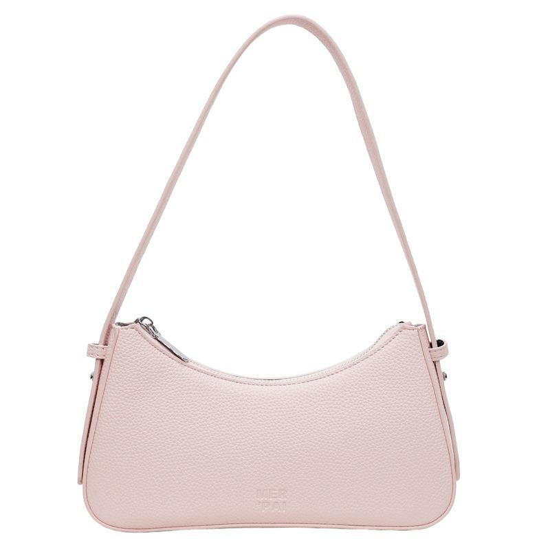 Premium Underarm Bag Women's New Fashionable Versatile Portable Shoulder Bag Simple Commuter Baguette Bag