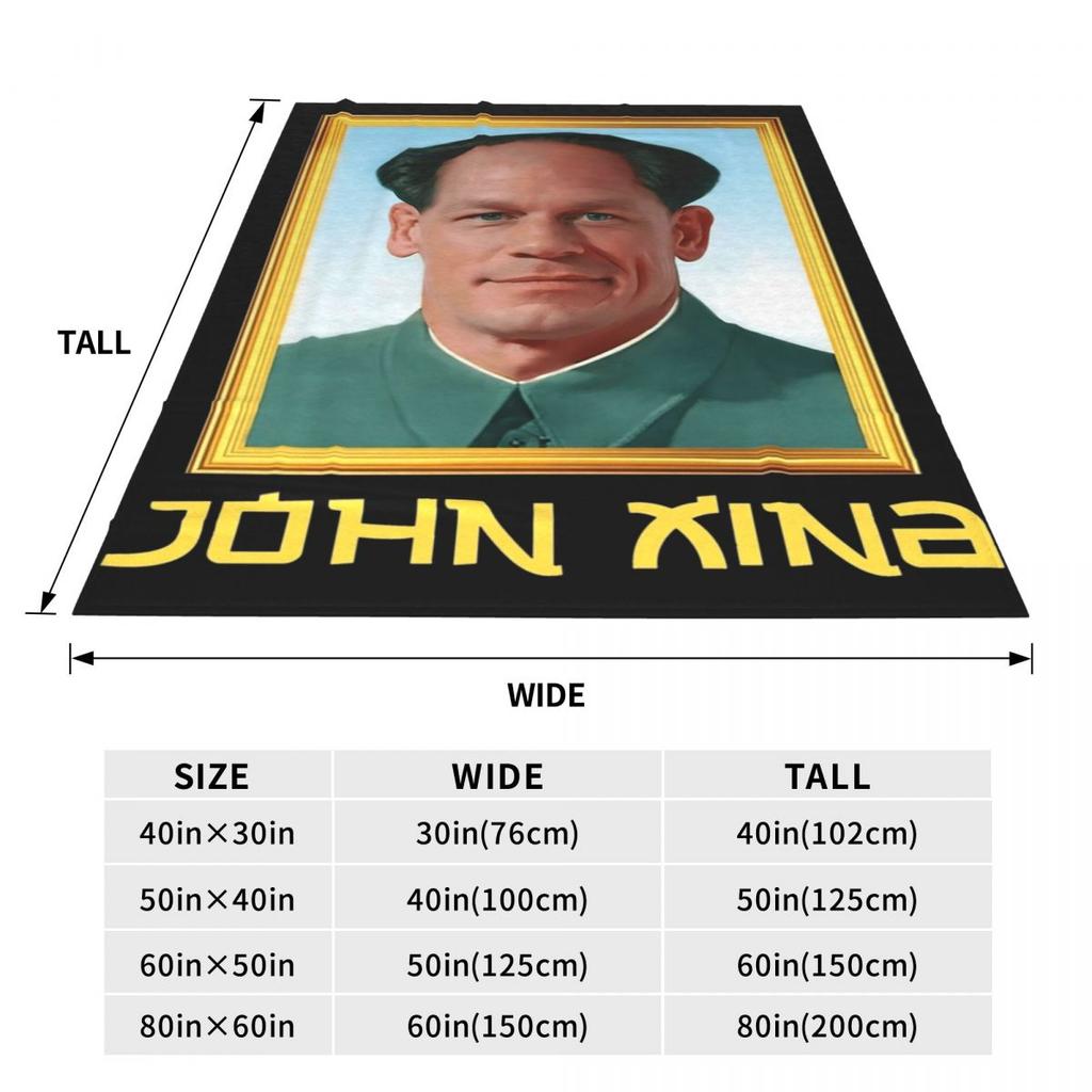 Bing Chilling John Xina Flannel Blanket Quality Soft Warm Singer Bedding Throws Spring Camping Couch Chair Print Bedspread